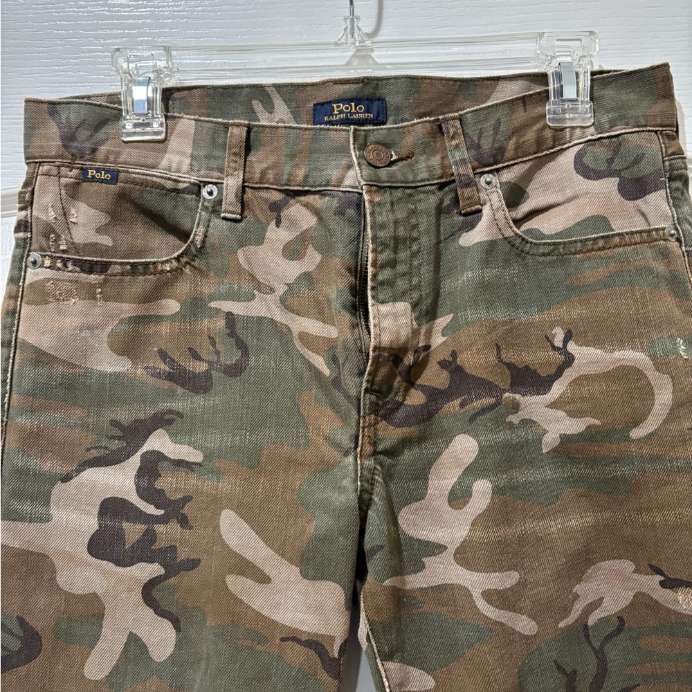 Polo by Ralph Lauren Camouflage Women Jeans with slight distressing on pockets